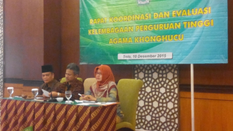 Rapat Koordinasi dan Evaluasi Kelembagaan  Perguruan Tinggi Agama Khonghucu 