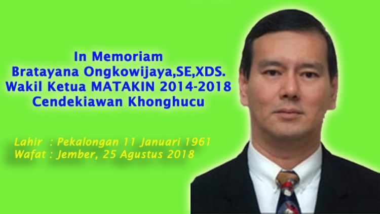 In Memoriam Bratayana Ongkowijaya,SE,XDS.